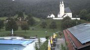 Archived webcam image showing Kreuth - Church St. Leonhard on 3 Sep 2026 at 07:34
