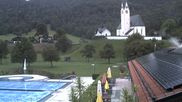 Archived webcam image showing Kreuth - Church St. Leonhard on 10 Sep 2026 at 07:40