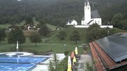 Archived webcam image showing Kreuth - Church St. Leonhard on 10 Sep 2026 at 08:40