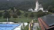 Archived webcam image showing Kreuth - Church St. Leonhard on 10 Sep 2026 at 10:40