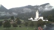 Archived webcam image showing Kreuth - Church St. Leonhard on 25 Sep 2026 at 07:00
