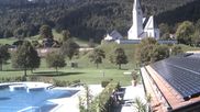 Archived webcam image showing Kreuth - Church St. Leonhard on 25 Sep 2026 at 12:03