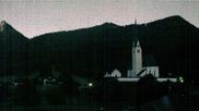 Archived webcam image showing Kreuth - Church St. Leonhard on 26 Sep 2026 at 06:55