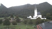 Archived webcam image showing Kreuth - Church St. Leonhard on 26 Sep 2026 at 07:55