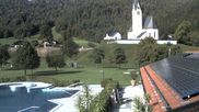 Archived webcam image showing Kreuth - Church St. Leonhard on 26 Sep 2026 at 10:55