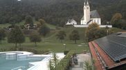 Archived webcam image showing Kreuth - Church St. Leonhard on 2 Oct 2026 at 16:04