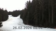 Archiviertes Webcam Bild: St. Englmar: Pröller Pisten am 26 Feb 2026 um 08:03 Uhr
