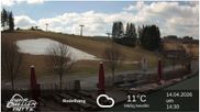 Archived webcam image showing Ruhrquelle Winterberg on 14 Apr 2026 at 14:03