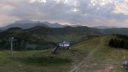 Archived webcam image showing Notre Dame de Bellecombe - Top station chairlift Ban Rouge on 31 Jul 2026 at 00:18