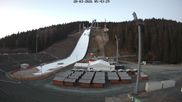 Archived webcam image showing Ski Jumping Venue at Vogtland Arena on 28 Mar 2026 at 06:06