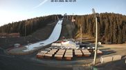 Archived webcam image showing Ski Jumping Venue at Vogtland Arena on 28 Mar 2026 at 07:06