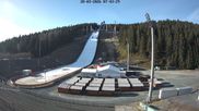Archived webcam image showing Ski Jumping Venue at Vogtland Arena on 28 Mar 2026 at 08:06