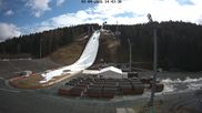 Archived webcam image showing Ski Jumping Venue at Vogtland Arena on 1 Apr 2026 at 16:43