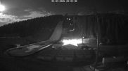Archived webcam image showing Ski Jumping Venue at Vogtland Arena on 1 Apr 2026 at 22:43