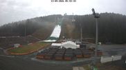 Archiviertes Webcam Bild: Klingenthal: Skisprunganlage Vogtland Arena am 13.04.2026 um 07:04 Uhr