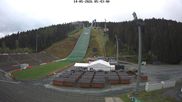 Archived webcam image showing Ski Jumping Venue at Vogtland Arena on 14 May 2026 at 07:24