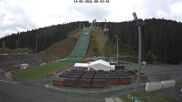 Archived webcam image showing Ski Jumping Venue at Vogtland Arena on 14 May 2026 at 10:24