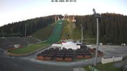 Archived webcam image showing Ski Jumping Venue at Vogtland Arena on 26 Jun 2026 at 06:28