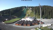 Archived webcam image showing Ski Jumping Venue at Vogtland Arena on 26 Jun 2026 at 08:28