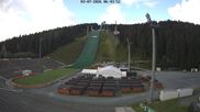 Archived webcam image showing Ski Jumping Venue at Vogtland Arena on 3 Jul 2026 at 08:10