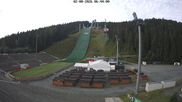 Archived webcam image showing Ski Jumping Venue at Vogtland Arena on 2 Aug 2026 at 08:38