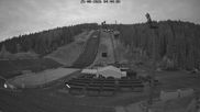 Archived webcam image showing Ski Jumping Venue at Vogtland Arena on 25 Aug 2026 at 06:14