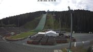Archived webcam image showing Ski Jumping Venue at Vogtland Arena on 25 Aug 2026 at 12:14