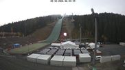 Archiviertes Webcam Bild: Klingenthal: Skisprunganlage Vogtland Arena am 20.10.2026 um 08:01 Uhr