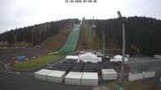 Archived webcam image showing Ski Jumping Venue at Vogtland Arena on 31 Oct 2026 at 08:02