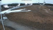 Archived webcam image showing Slope Cam Rinne at Ylläs Ski Resort on 18 May 2026 at 07:42