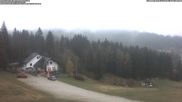 Archived webcam image showing Ski lift and slope at "Bleaml Alm" on 14 Apr 2026 at 10:10