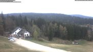 Archived webcam image showing Ski lift and slope at "Bleaml Alm" on 19 Apr 2026 at 08:09