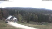 Archived webcam image showing Ski lift and slope at "Bleaml Alm" on 19 Apr 2026 at 10:09