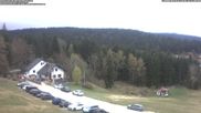 Archived webcam image showing Ski lift and slope at "Bleaml Alm" on 19 Apr 2026 at 12:09