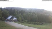 Archived webcam image showing Ski lift and slope at "Bleaml Alm" on 12 May 2026 at 06:05