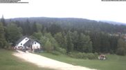 Archived webcam image showing Ski lift and slope at "Bleaml Alm" on 12 May 2026 at 08:05
