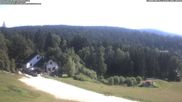Archived webcam image showing Ski lift and slope at "Bleaml Alm" on 18 Jun 2026 at 08:16