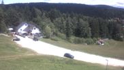 Archived webcam image showing Ski lift and slope at "Bleaml Alm" on 18 Jun 2026 at 12:16