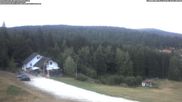 Archived webcam image showing Ski lift and slope at "Bleaml Alm" on 16 Aug 2026 at 18:13