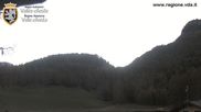Archived webcam image showing Colle di Joux ski run on 21 Apr 2026 at 07:39