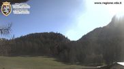 Archived webcam image showing Colle di Joux ski run on 21 Apr 2026 at 10:39