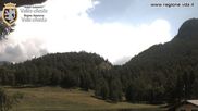 Archived webcam image showing Colle di Joux ski run on 20 Jun 2026 at 12:01