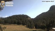 Archived webcam image showing Colle di Joux ski run on 20 Jul 2026 at 12:13