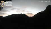 Archived webcam image showing Colle di Joux ski run on 19 Aug 2026 at 06:13