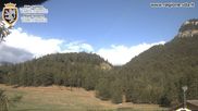 Archived webcam image showing Colle di Joux ski run on 19 Aug 2026 at 18:13