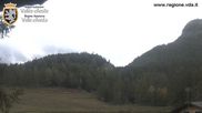Archived webcam image showing Colle di Joux ski run on 18 Oct 2026 at 12:52