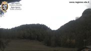 Archived webcam image showing Colle di Joux ski run on 19 Oct 2026 at 12:20