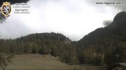 Archived webcam image showing Colle di Joux ski run on 19 Oct 2026 at 14:20