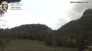 Archived webcam image showing Colle di Joux ski run on 19 Oct 2026 at 16:20
