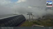 Archiviertes Webcam Bild: Aletsch Arena: Bergstation Wurzenbord am 18.08.2026 um 08:40 Uhr